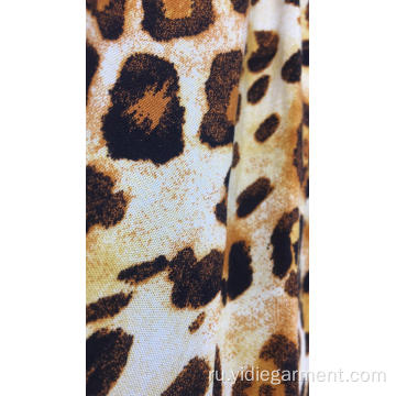 Женские шорты с леопардовым принтом